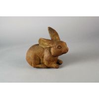Baby Boy Bunny 7in. High Fiber Stone Resin Indoor/Outdoor Statue