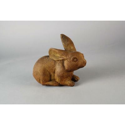 Baby Boy Bunny 7in. High Fiber Stone Resin Indoor/Outdoor Statue -  - FS9850