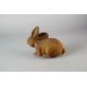 Baby Boy Bunny 7in. High Fiber Stone Resin Indoor/Outdoor Statue -  - FS9850