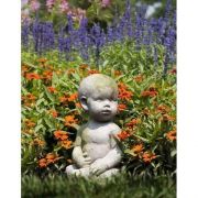 Baby By Ann Copper 12in. Fiber Stone Resin Indoor/Outdoor Statue