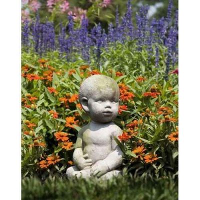 Baby By Ann Copper 12in. Fiber Stone Resin Indoor/Outdoor Statue -  - FSAK219