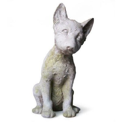Baby Fox - Fiber Stone Resin - Indoor/Outdoor Garden Statue/Sculpture -  - FS8692