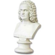 Bach Bust Medium 17in. Fiberglass Indoor/Outdoor Garden Statue
