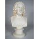 Bach Bust Medium 17in. Fiberglass Indoor/Outdoor Garden Statue -  - F166