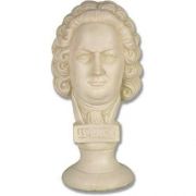 Bach Bust Small - Fiberglass - Indoor/Outdoor Statue/Sculpture
