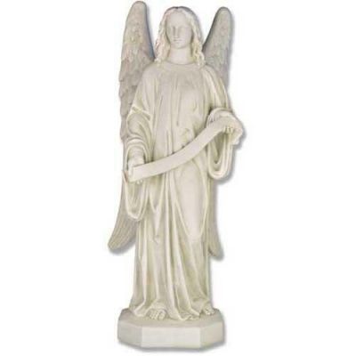 Banner Angel Left Or Right 49in. Fiberglass In/Outdoor Statue -  - F7414