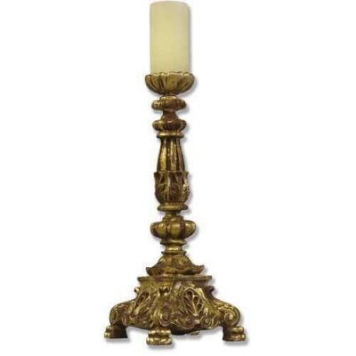 Baroque Candleholder - Fiberglass - Indoor/Outdoor Garden Statue -  - HF4081