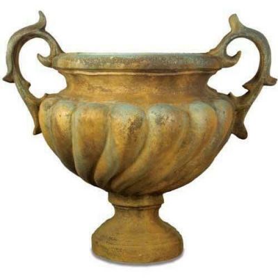 Baroque Urn - Giant 58in. - Fiber Stone Resin - Indoor/Outdoor Statue -  - FSNF00185