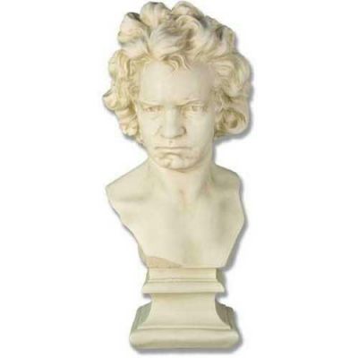 Beethoven Bust 26in. - Fiberglass - Indoor/Outdoor Garden Statue -  - F140