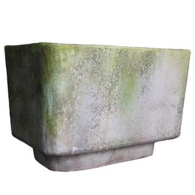 Biagio Tub 24in. Wide - Fiber Stone Resin - Indoor/Outdoor Statue -  - FS60304