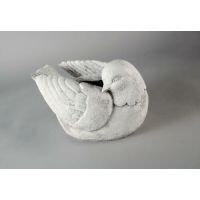 Bird Planter Right Fiber Stone Resin Indoor/Outdoor Statue/Sculpture
