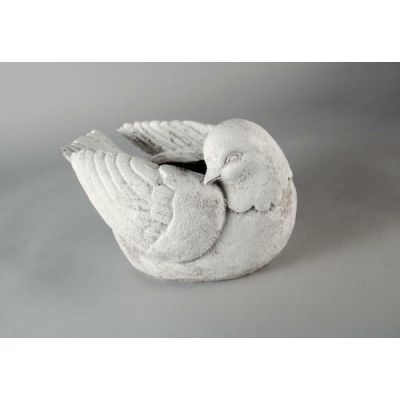 Bird Planter Right Fiber Stone Resin Indoor/Outdoor Statue/Sculpture -  - FS8729
