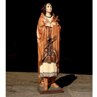 Blessed Kateri Tekakwitha Realistic - Fiberglass - Statue -  - F24315RLC