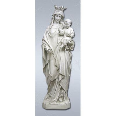 Blessed Virgin Mary & Child 65in. Fiberglass In/Outdoor Statue -  - F69671