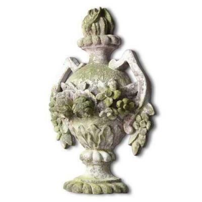 Blossoming Wall Urn 24in. - Fiber Stone Resin - Indoor/Outdoor Statue -  - FS00124