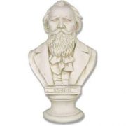 Brahms Bust 17 Inch Fiberglass Indoor/Outdoor Statue/Sculpture