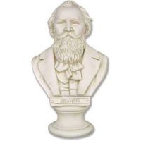 Brahms Bust 17 Inch Fiberglass Indoor/Outdoor Statue/Sculpture