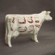 Butchers Cow Chart - Fiberglass - Indoor/Outdoor Garden Statue -  - F8758