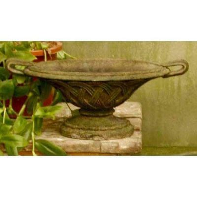 Camillo Bowl 7in. - Fiber Stone Resin - Indoor/Outdoor Garden Statue -  - FS8268