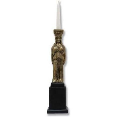 Caryatid Candleholder Small - Fiberglass - Indoor/Outdoor Statue -  - HF6861