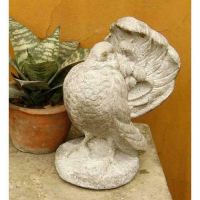 Central Park Pigeon 10in. - Fiber Stone Resin - Indoor/Outdoor Statue