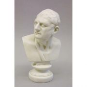 Cicero Bust 16in. - Fiberglass Resin - Indoor/Outdoor Garden Statue