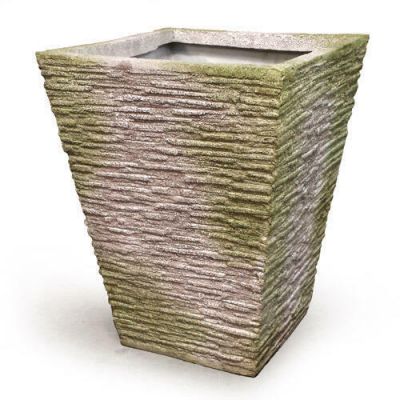 Coarse Pot Large. 20in. A Fiber Stone Resin Indoor/Outdoor Statue -  - FS61024A