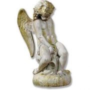 Como Cherub / Lion w/Wings - Fiber Stone Resin - Indoor/Outdoor Statue