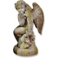 Como Cherub / Doll w/Wings - Fiber Stone Resin - Indoor/Outdoor Statue