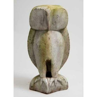 Contemporary Owl Large 23in. - Fiber Stone Resin - Outdoor Statue -  - FS8339