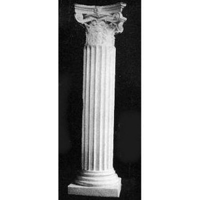 Corinthian Riser Stand Pedestal Statue Base - Fiberglass - Statue -  - F877