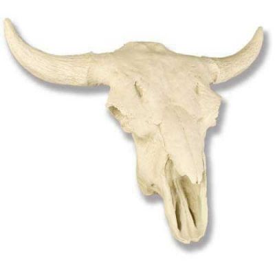 Cow Skull - Fiberglass - Indoor/Outdoor Garden Statue/Sculpture -  - F610