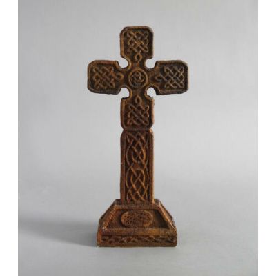 Cross Of County Cork Fiber Stone Resin Indoor/Outdoor Garden Statue -  - FS8713