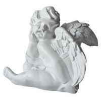 Cupid w/Quiver 12in. Fiberglass Resin Indoor/Outdoor Garden Statue