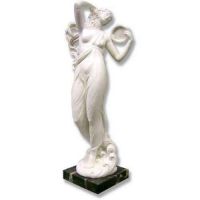 Dancer - Botticelli 21in. High - Carrara Marble Indoor Statue