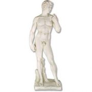 David Standing 44in. - Fiberglass - Indoor/Outdoor Garden Statue