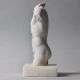 David Torso 9in. High - Carrara Marble Indoor/Outdoor Garden Statue -  - 101572