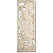 Deco Lady Panel 57in. - Fiberglass - Indoor/Outdoor Statue