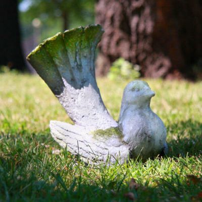 Decorative Dove - Fiber Stone Resin - Indoor/Outdoor Statue/Sculpture -  - FS8666