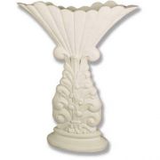Decorative Fan Vase 31in. - Fiberglass - Indoor/Outdoor Statue