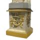 Decorative Horn Riser Stand Pedestal Statue Base 23in. - Fiberglass -  - FDS263RLC