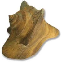 Deep Seashell 36in. Fiber Stone Resin Indoor/Outdoor Garden Statue