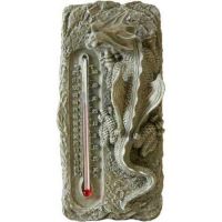 Dragon Thermometer - Fiberglass - Indoor/Outdoor Garden Statue