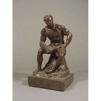Athlete By Rodin 12.5in. - Fiberglass - Indoor/Outdoor Statue