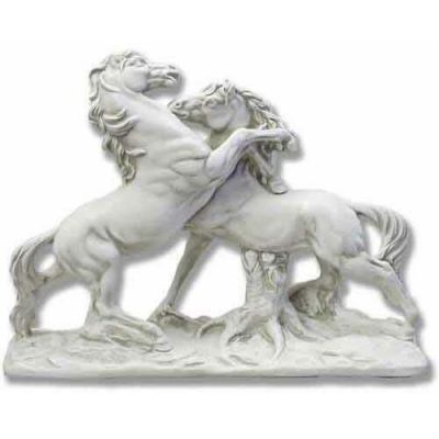 Fighting Horses - Fiberglass Resin - Indoor/Outdoor Statue/Sculpture -  - T376A