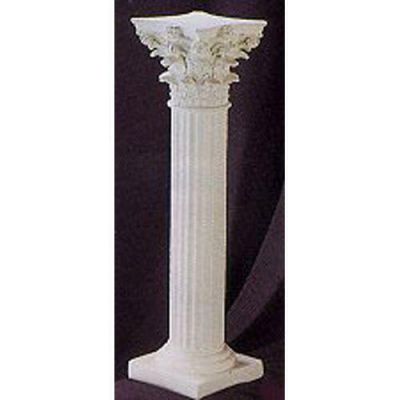 Fineline Corinth 39in. Fiberglass Column Indoor/Outdoor Statue -  - F81439