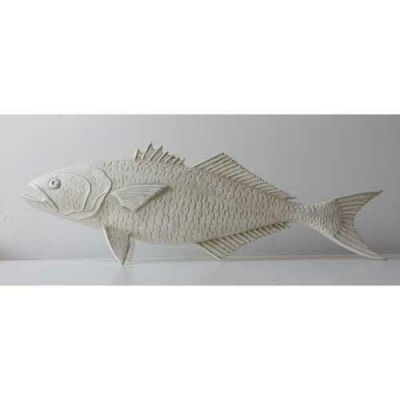 Fish Very Detailed 27in. Wide Fiberglass Indoor/Outdoor Statue -  - F333384