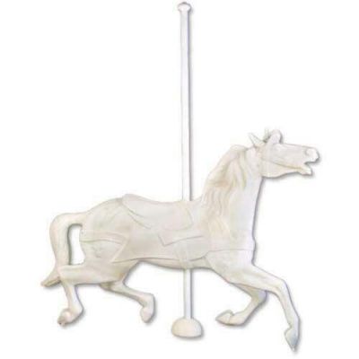 Flying Carousel Horse (No Base) - Fiberglass Resin - Outdoor Statue -  - FCH29