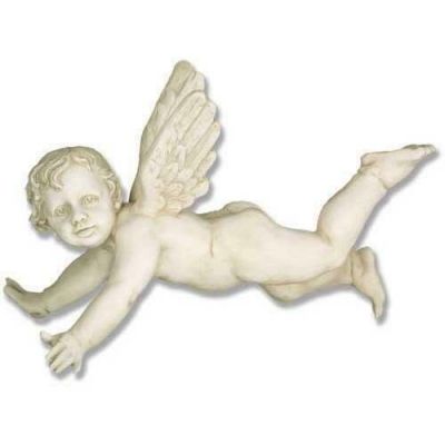 Flying Cherub 17in. - Fiberglass - Indoor/Outdoor Garden Statue -  - F7216
