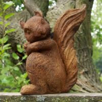 Forest Squirrel - Fiber Stone Resin - Indoor/Outdoor Statue/Sculpture